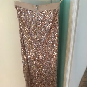Sequin maxi skirt